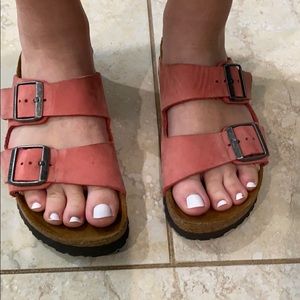 Salmon Birkenstocks